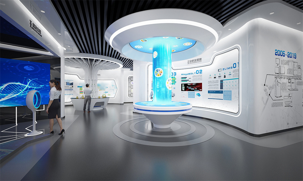 生物科技企业展厅如何设计？